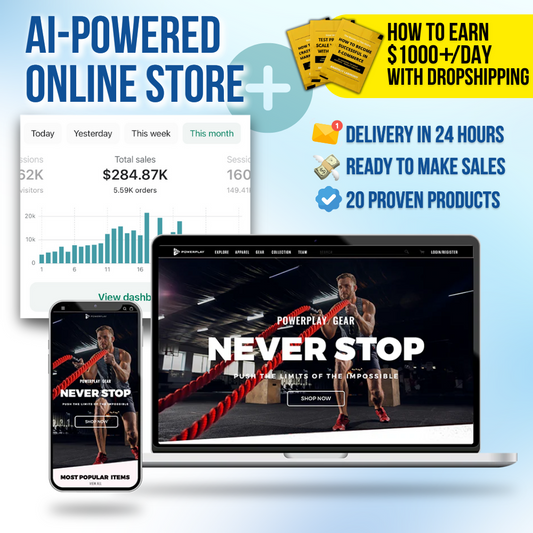 AI-Powered Online Store + 20 Ready-to-Scale Hot Products